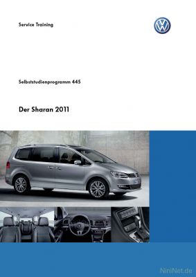 Cover des SSP Nr. 445 von VW mit dem Titel: Der Sharan 2011 