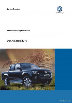 Cover des SSP Nr. 463 von Volkswagen Nutzfahrzeuge mit dem Titel: Der Amarok 2010 