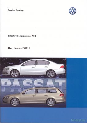 Cover des SSP Nr. 488 von VW mit dem Titel: Der Passat 2011 